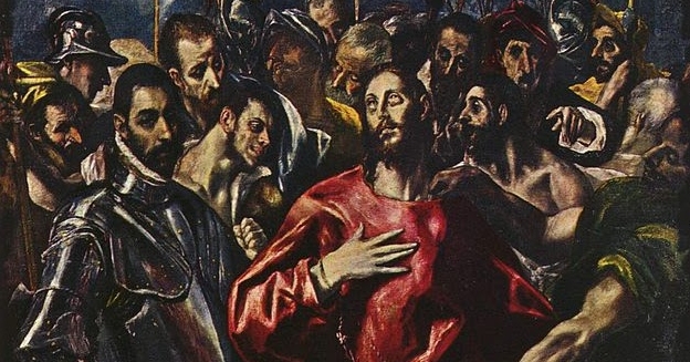 Эль Греко. Раздирание одежд Христа.