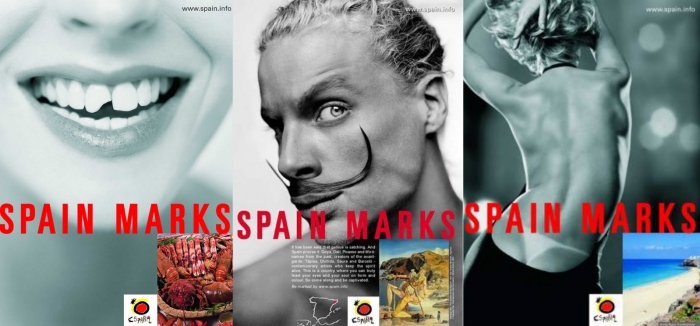 Turespaña. Рекламная компания "Spain marks" (2000)