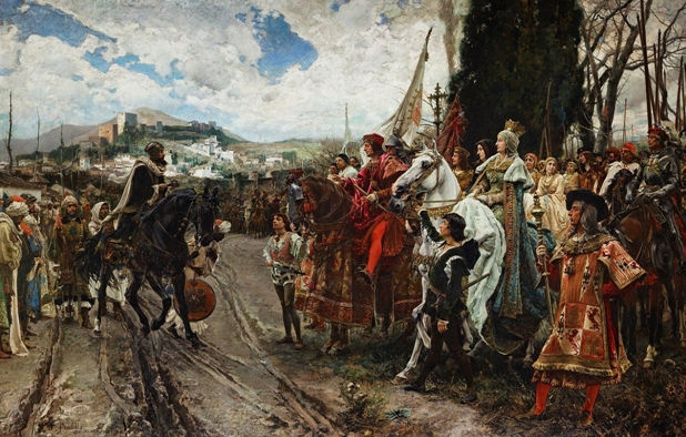 Королевская армия входит в Гранаду