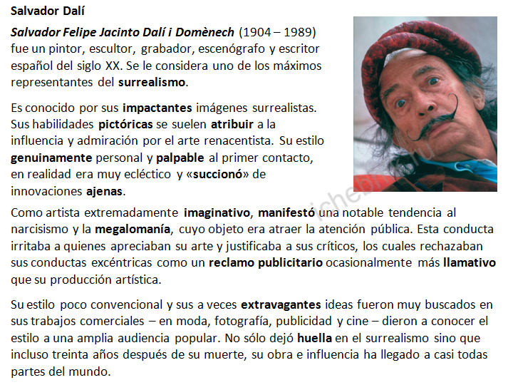 CULTURA: Pinturas de Salvador Dalí