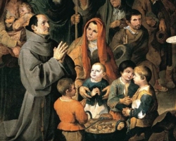 Bartolomé Esteban Murillo – San Diego de Alcalá dando comida a los pobres, 1646