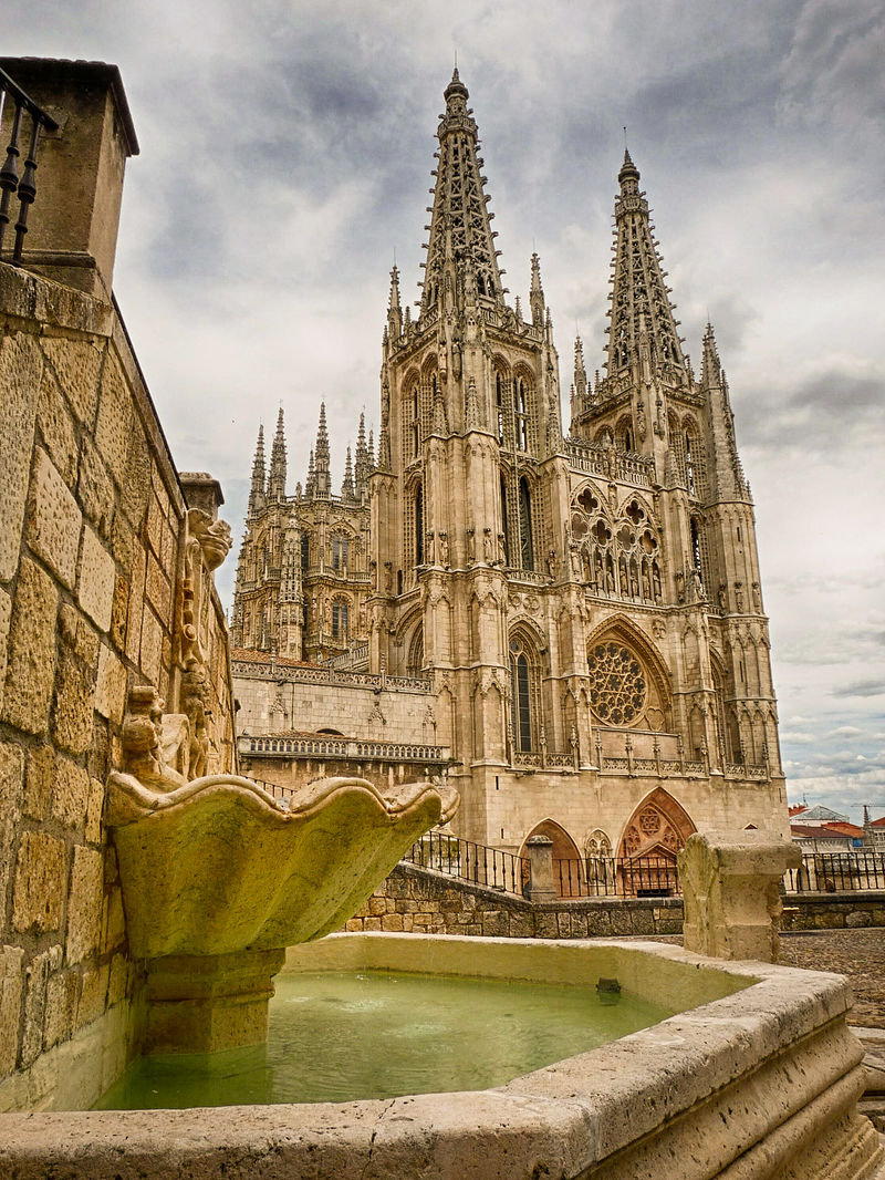 Fachada principal de la Catedral de Burgos