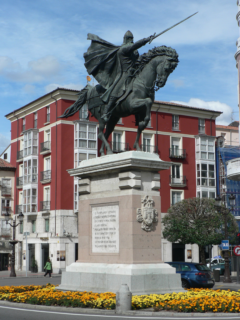 Estatua del Cid Campeador en Burgos