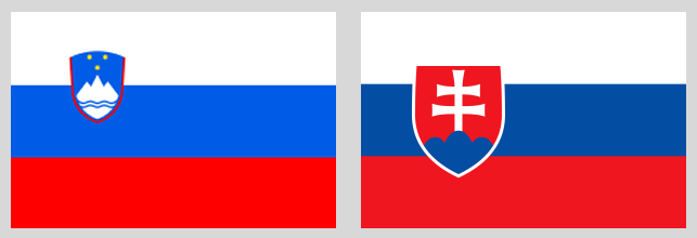 А где флаг Словении, а где Словакии?
