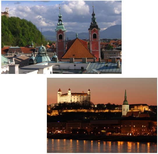 Где Любляна, а где Братислава? 