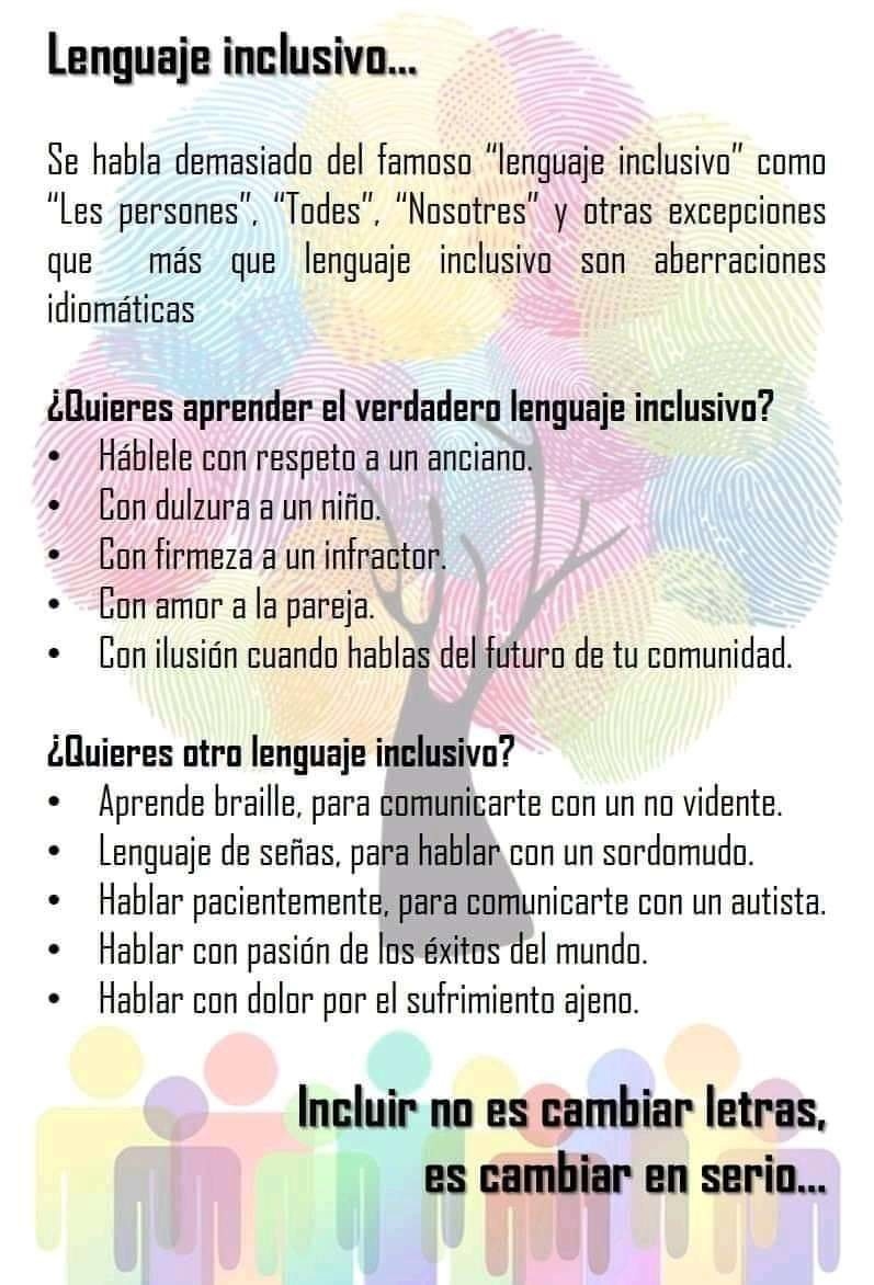 Lenguaje Inclusivo или несексистский испанский